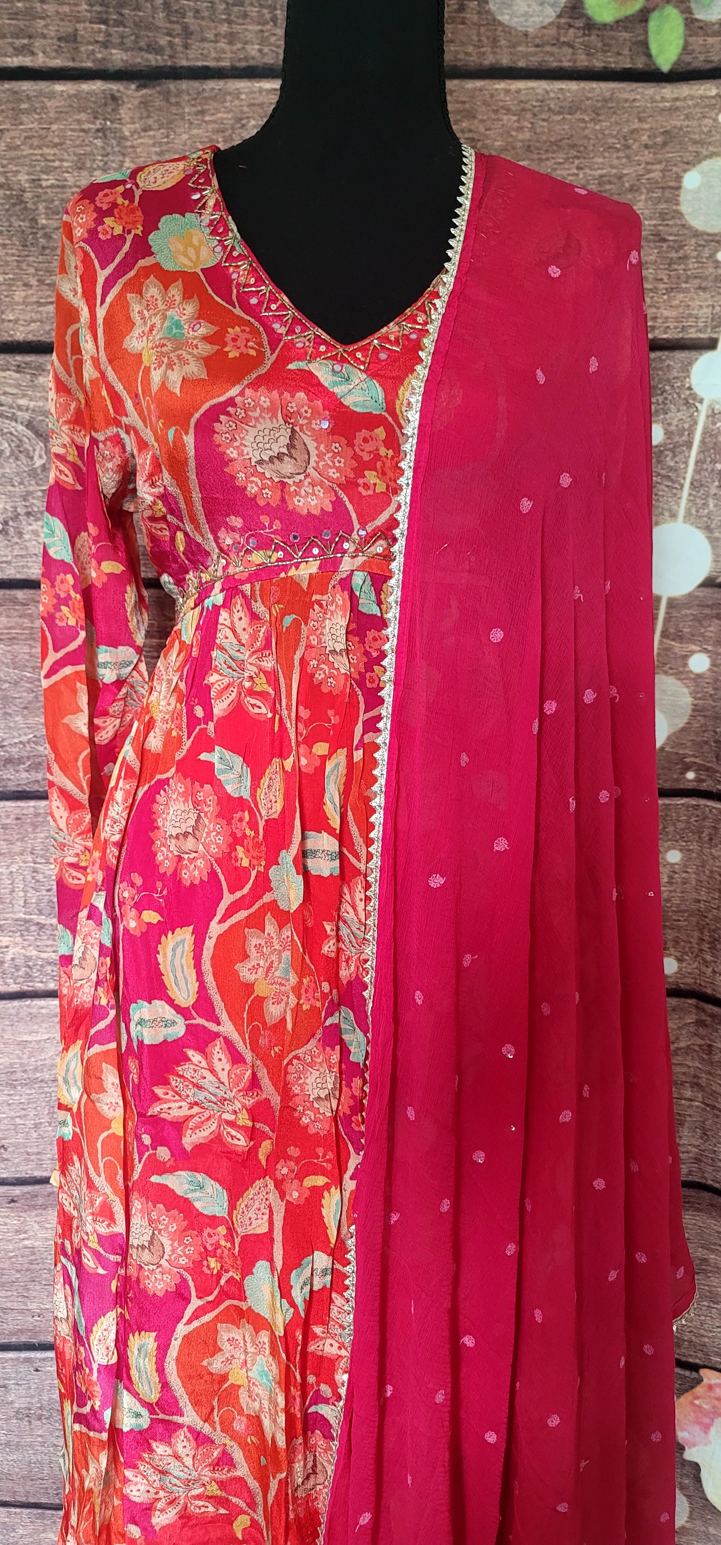 Salwar suit set- pant & Dupatta