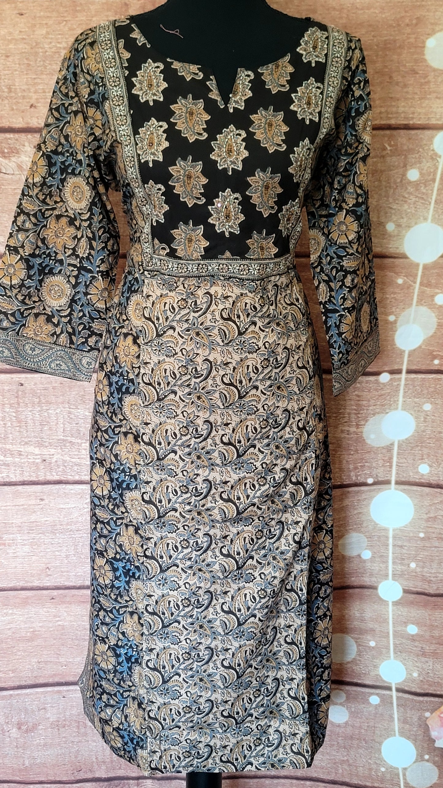 Cotton 3 pc kurti set