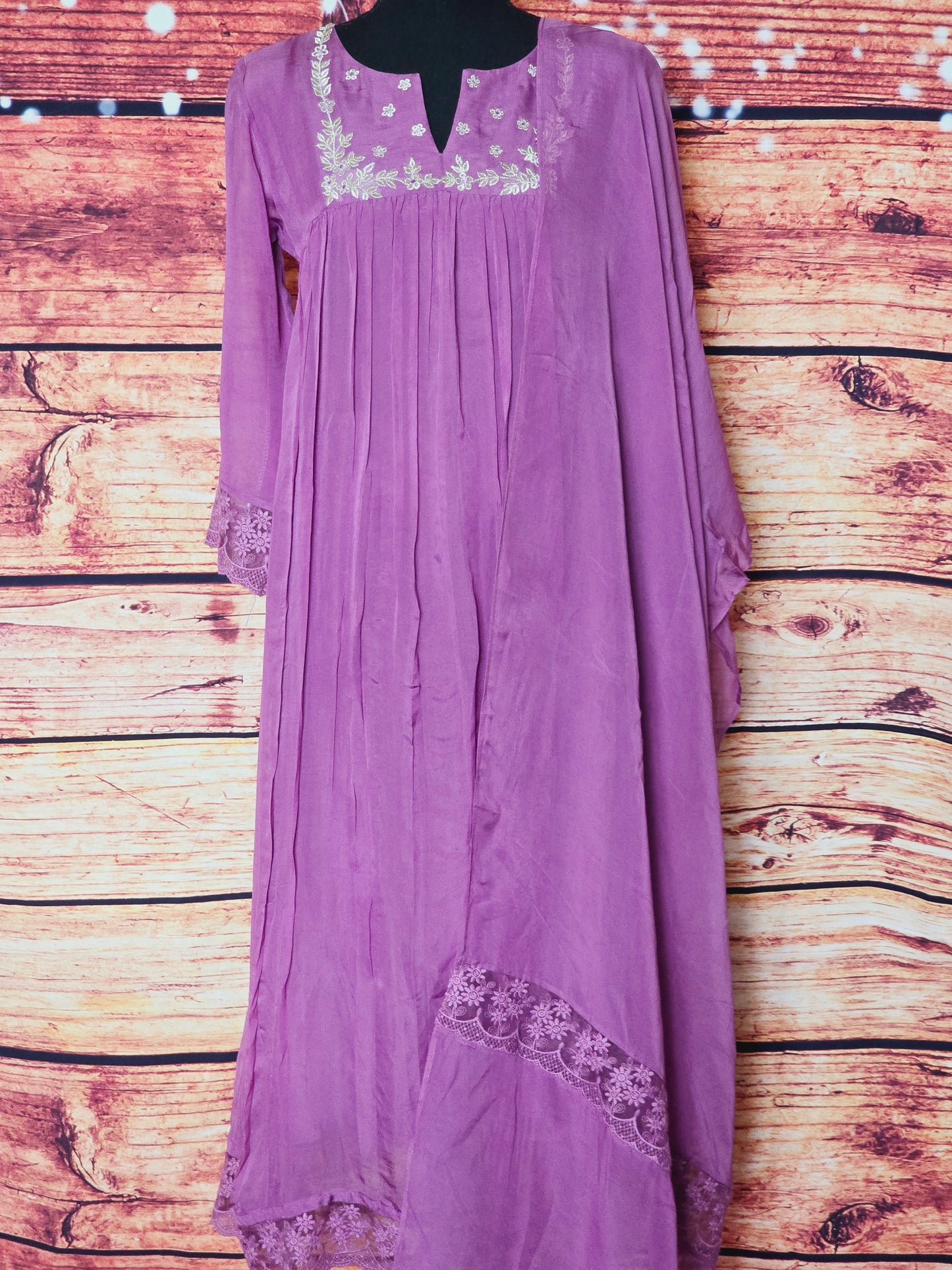 Glass chanderi salwar suit set