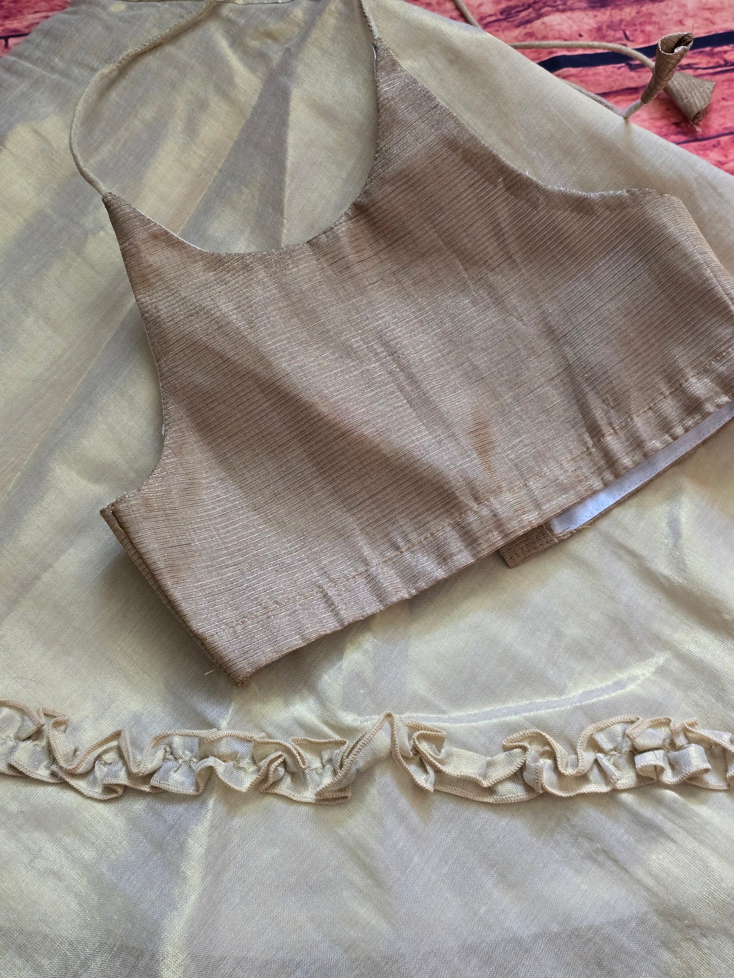 Onam skirt and top (1-2 yrs old)