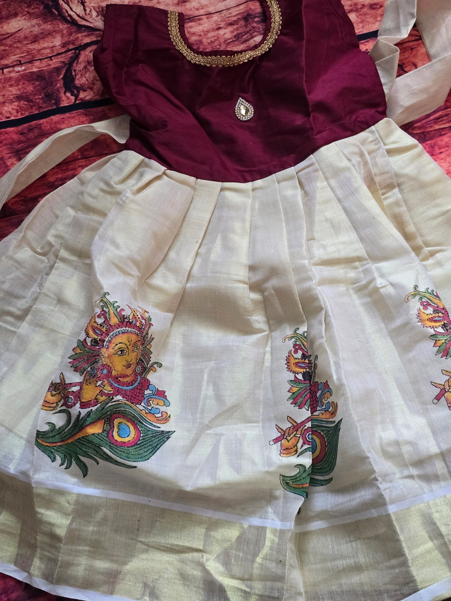 Onam frock (4-5 yrs)
