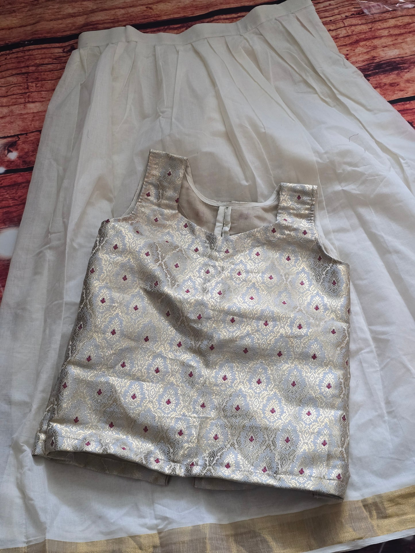 Onam skirt and top (10-11yrs old)