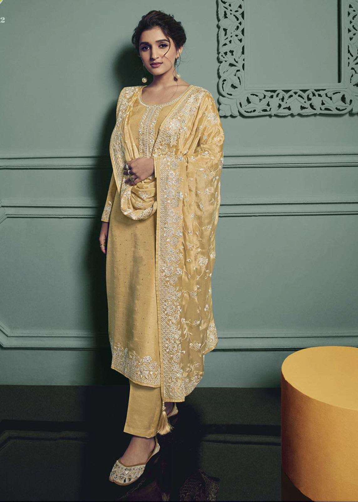 Stitched salwar suit set