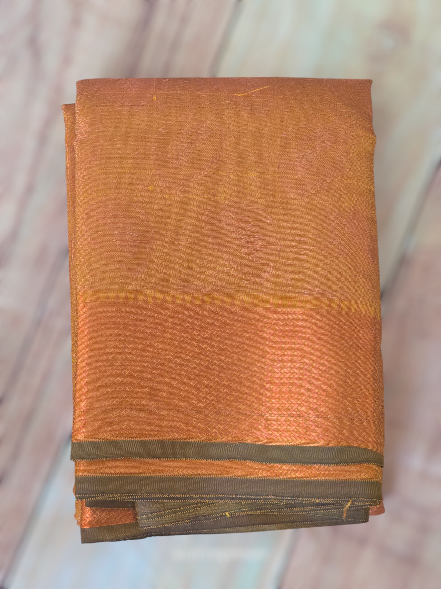 Semi brocade saree with BP