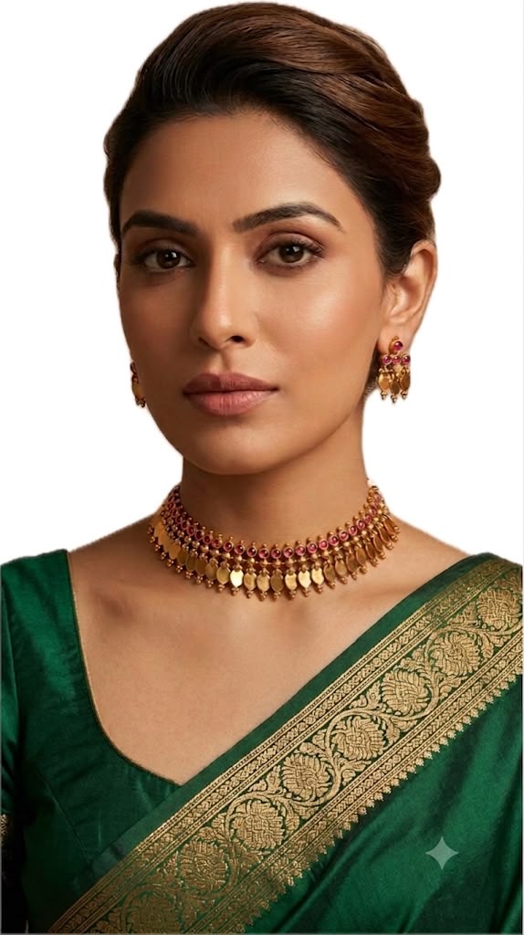 Ilakkathaly choker with earrings