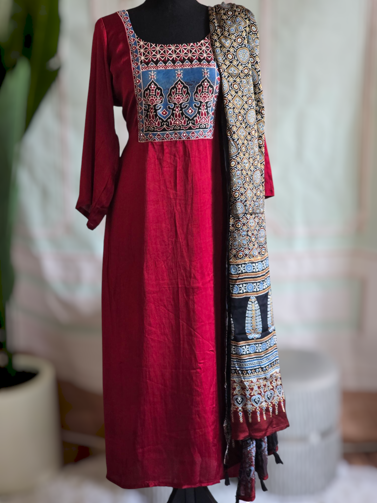 Modal silk 3 pc salwar suit set
