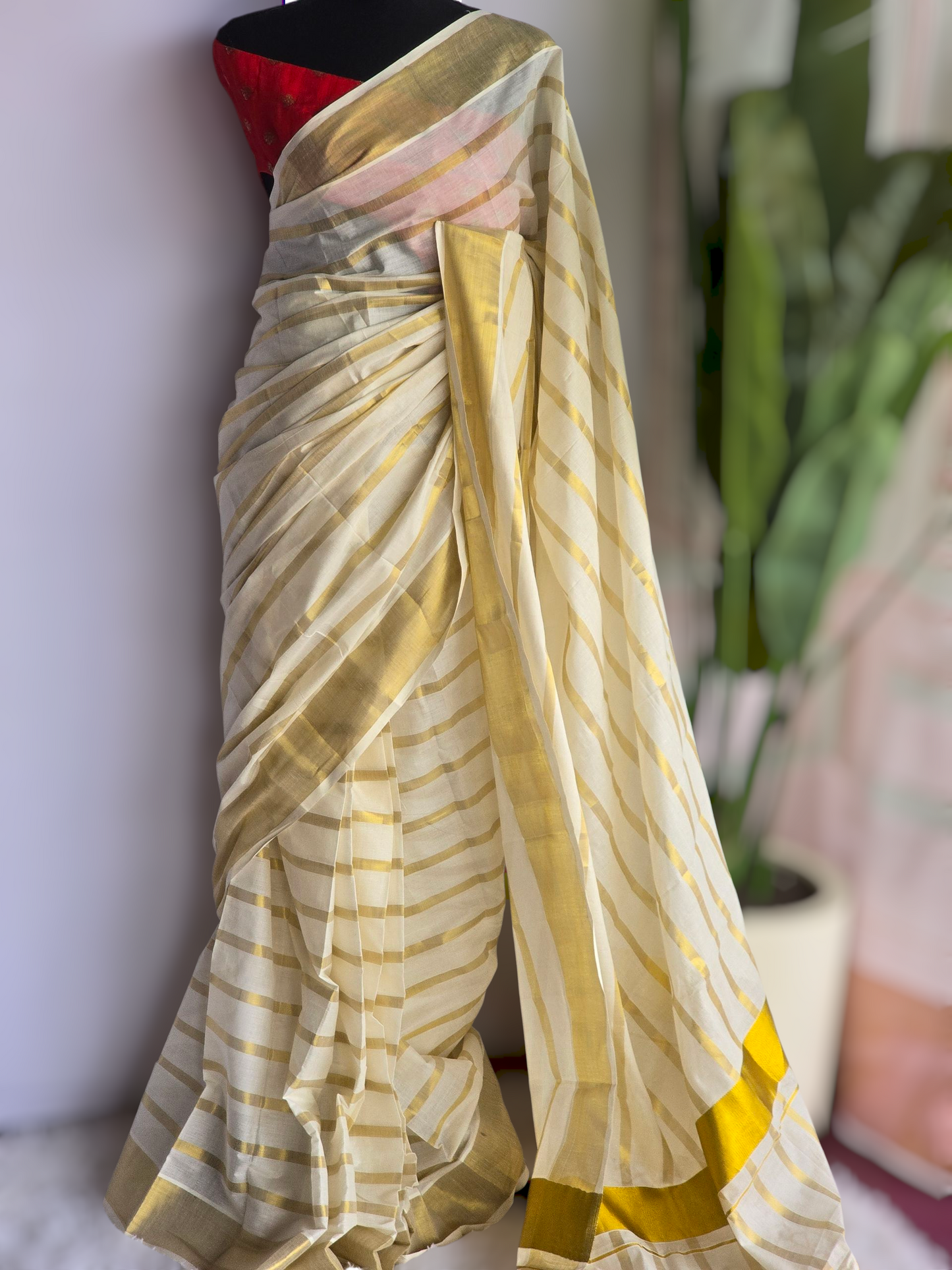 Ready to wear onam saree with BP