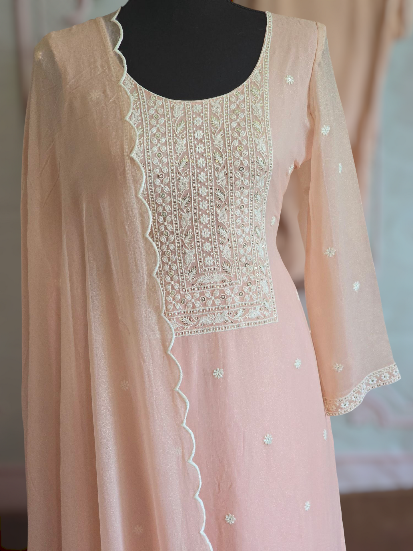 Fox georgette salwar suit 3 pc set