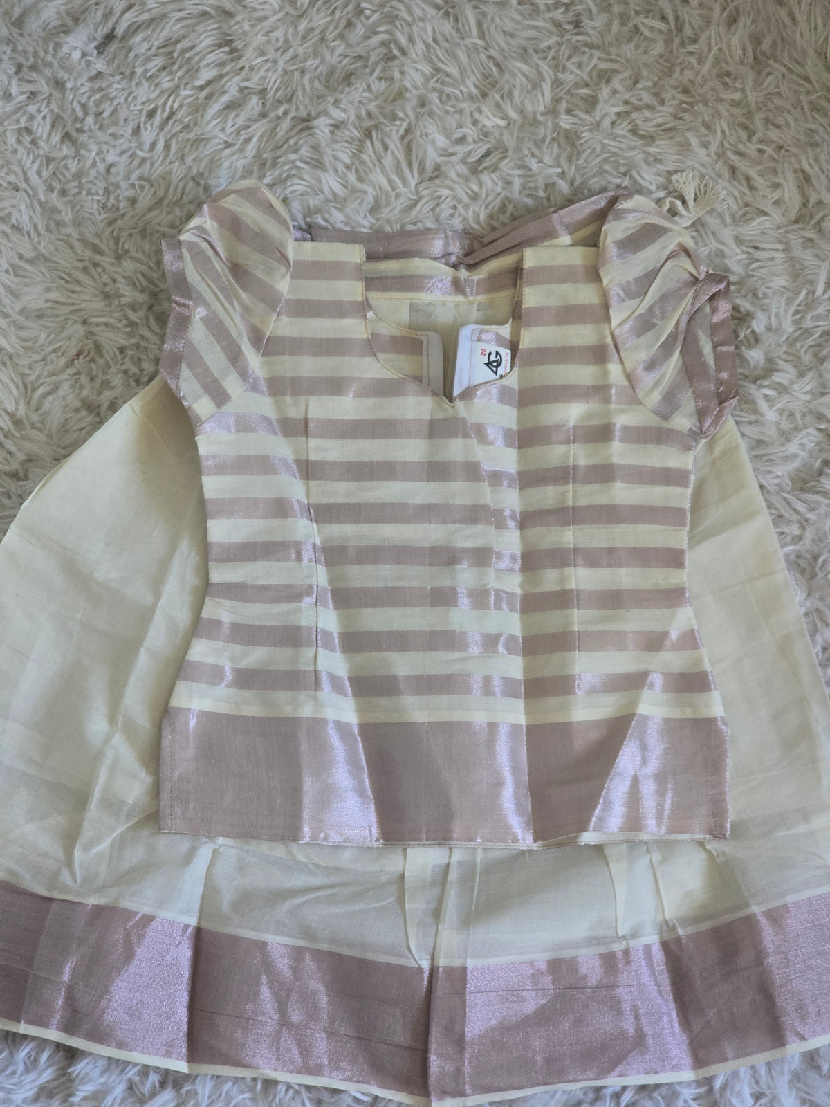 Onam skirt and top (1-2 yrs)