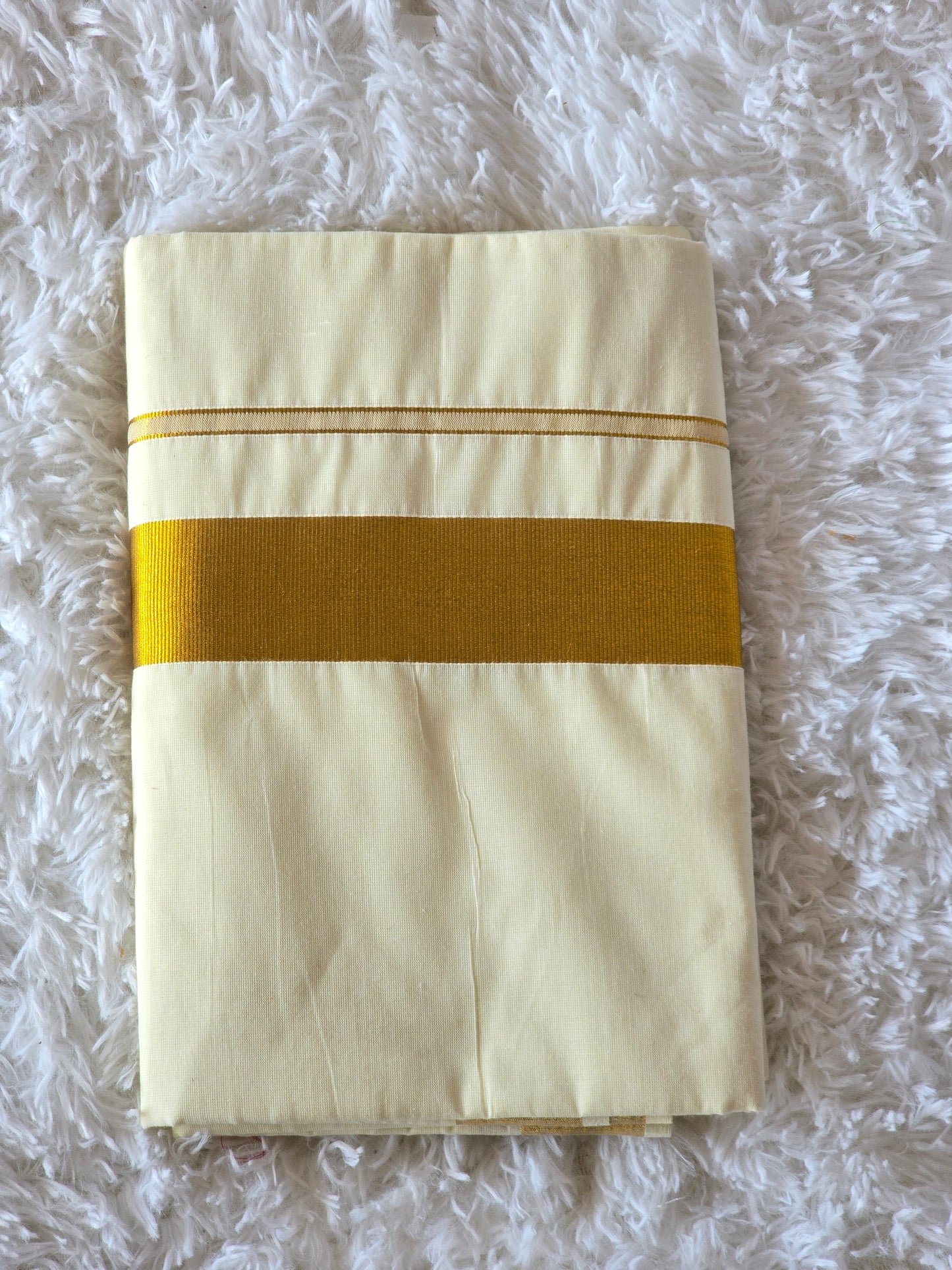 Cotton set saree with 3" border