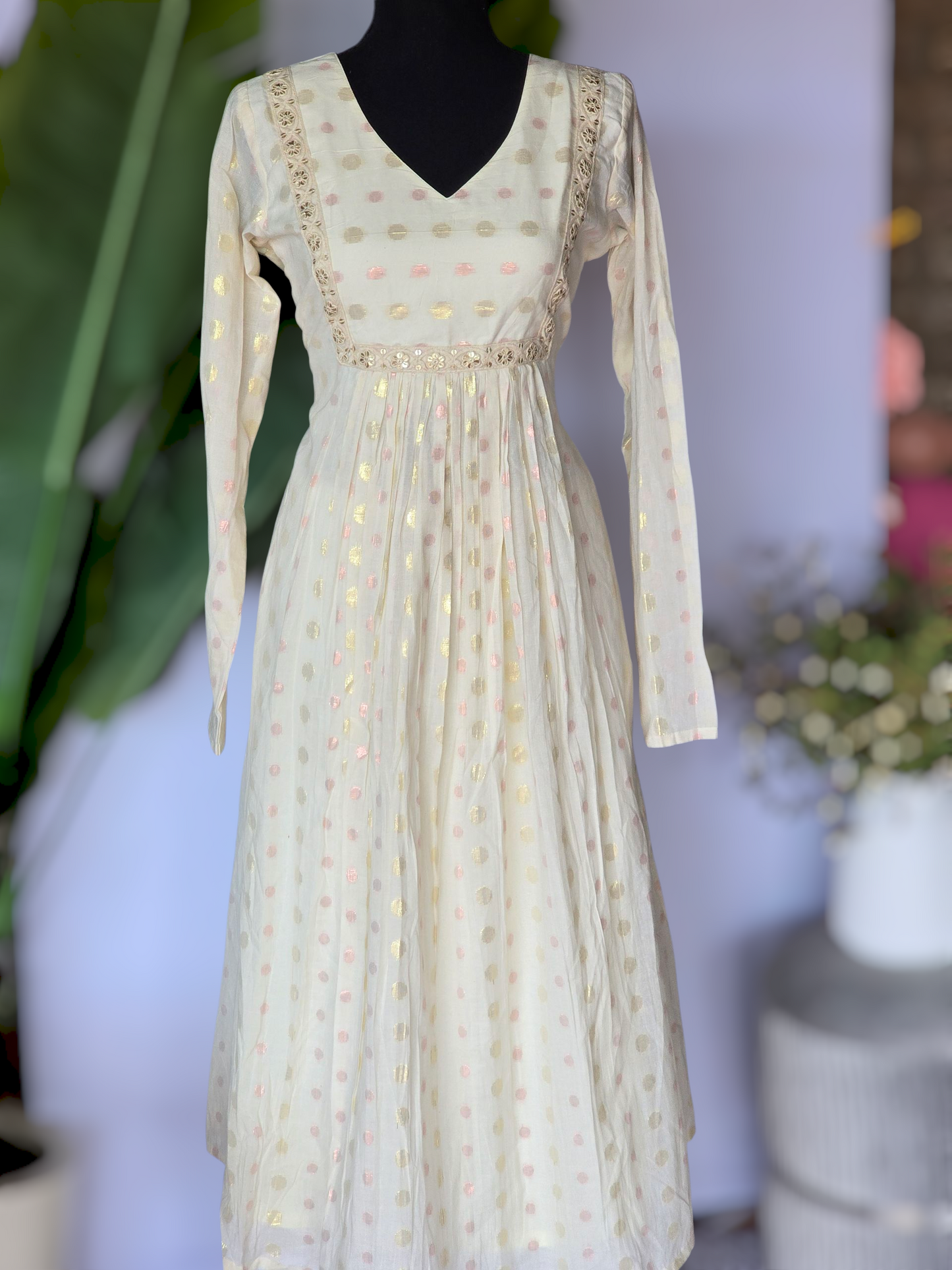 Onam kurti design 1
