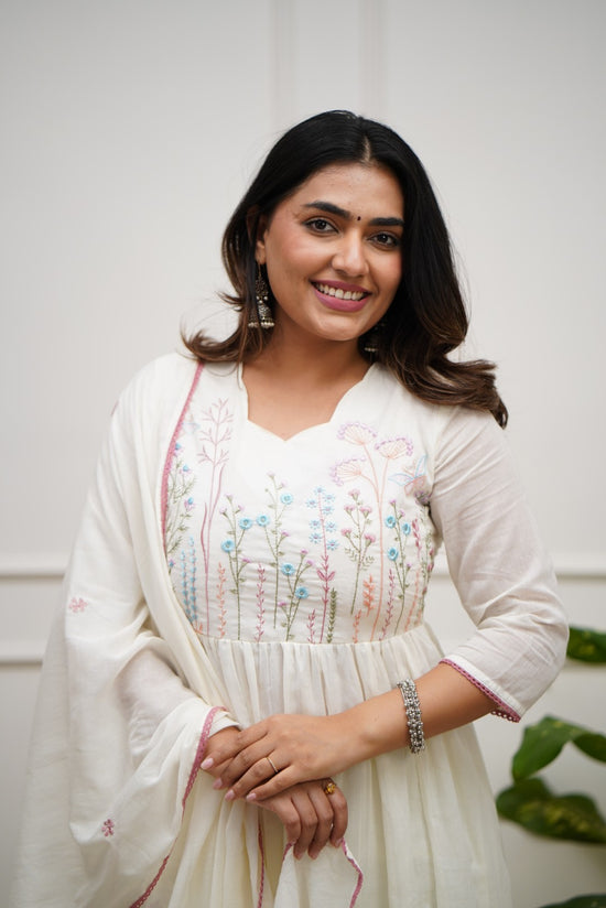 Soft mulmul 3 pc salwar suit