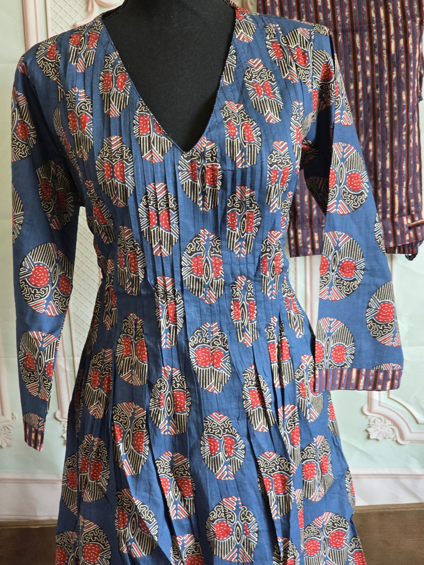 Cotton anarkali salwar suit 3 pc set