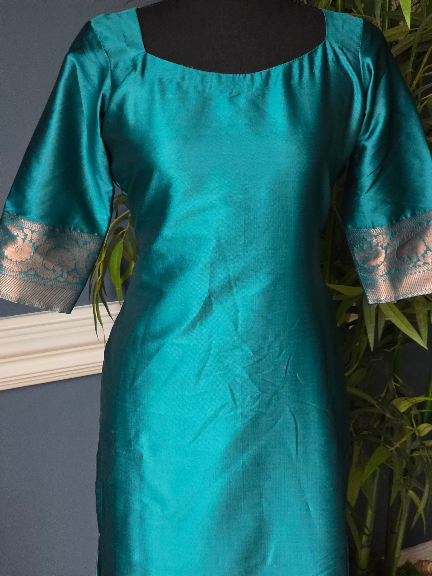 3 pc salwar suit set with banarasi dupatta