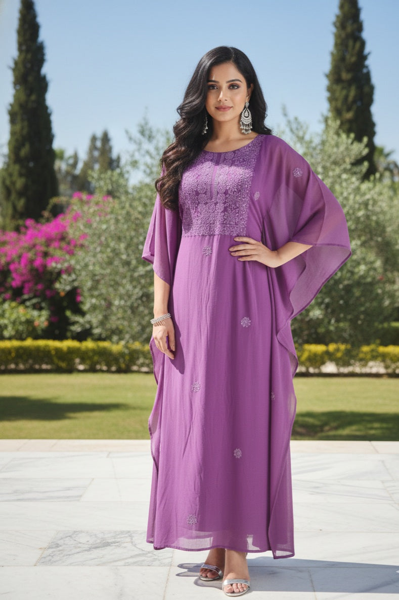 Pure Georgette kaftan