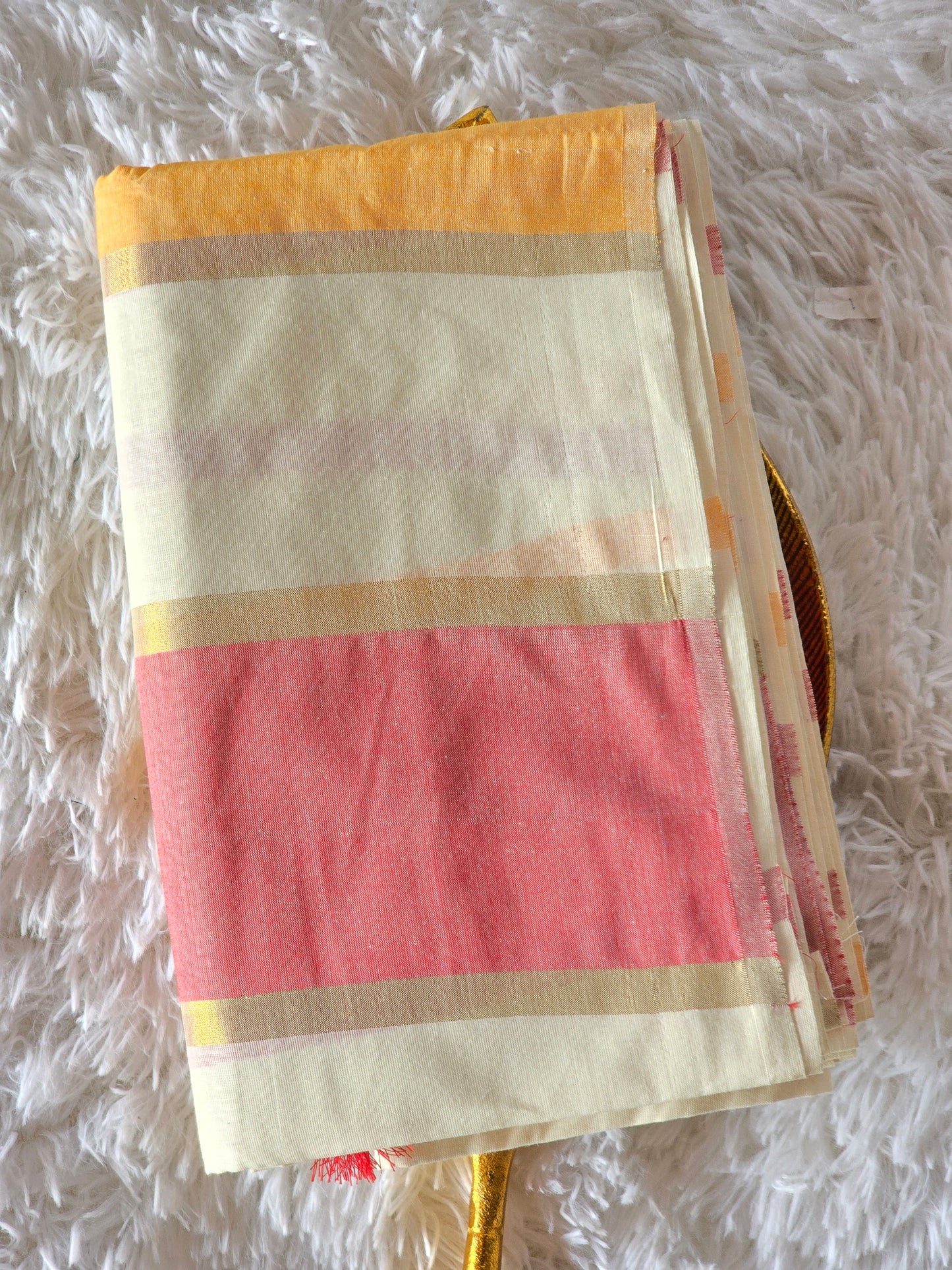 Onam cotton set saree with multi color