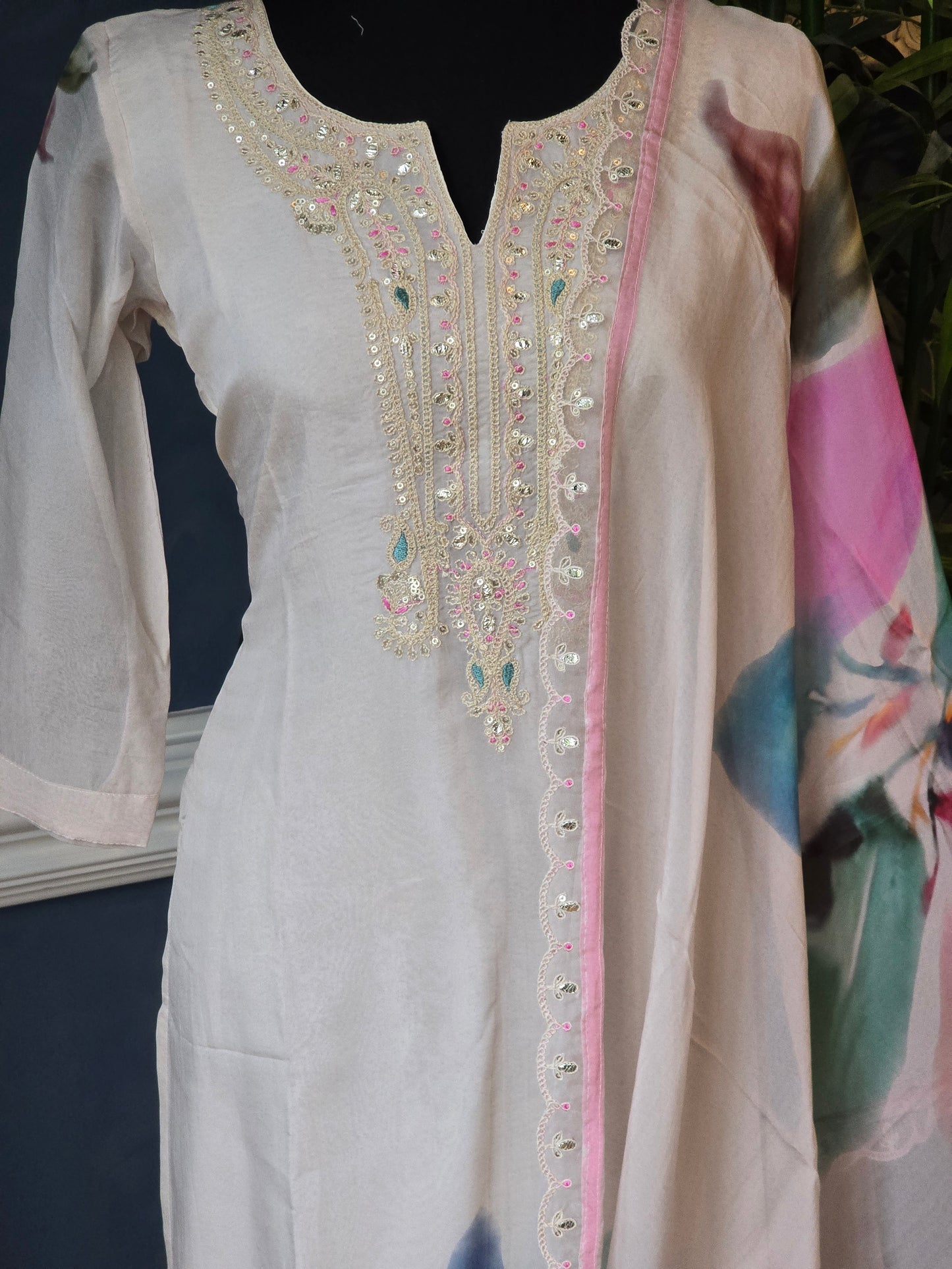 3 oc salwar suit set with yoke work