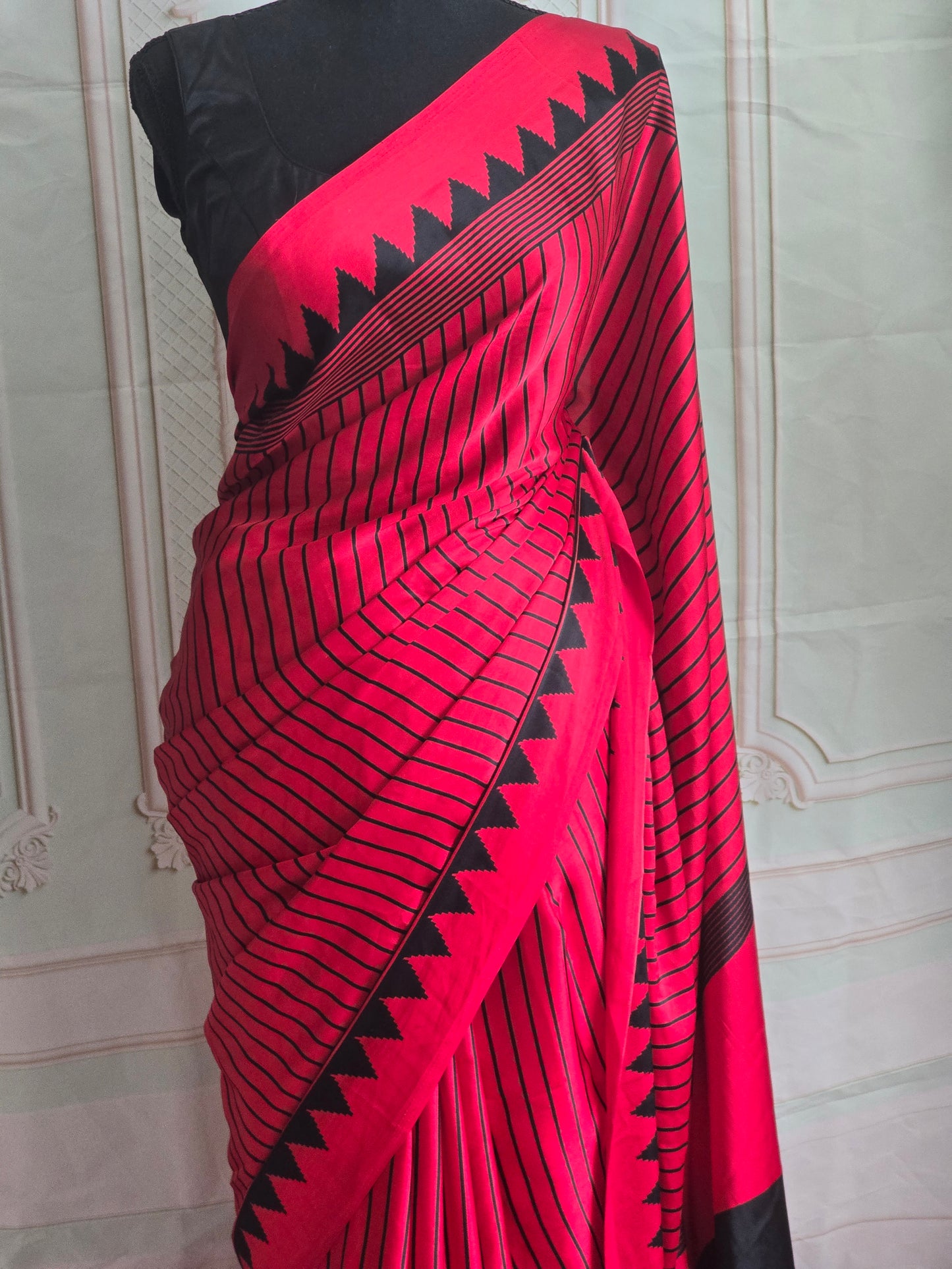 Semi modal silk saree with blouse pc