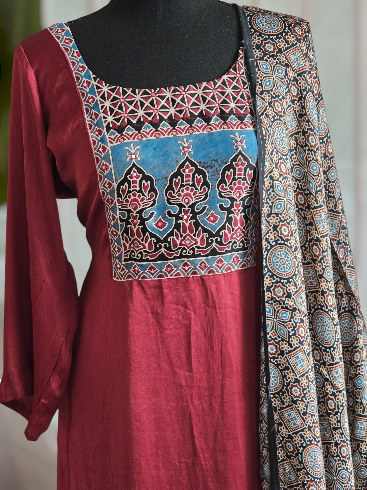 Modal silk 3 pc salwar suit set