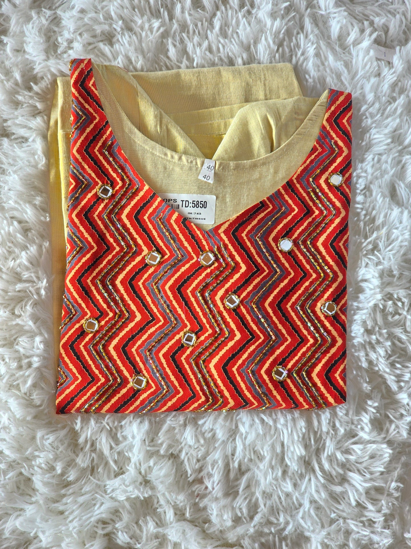 Onam kurti design 2