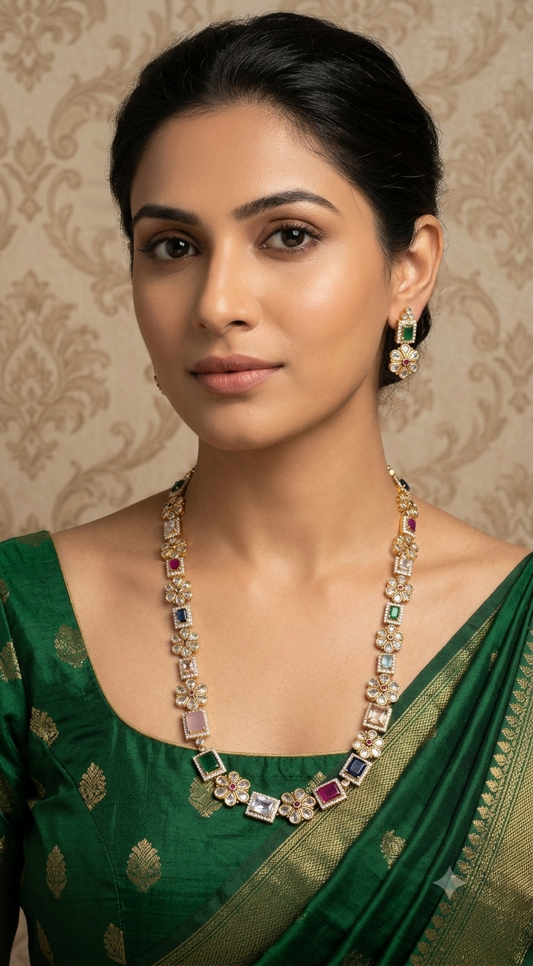 Necklace with earrings