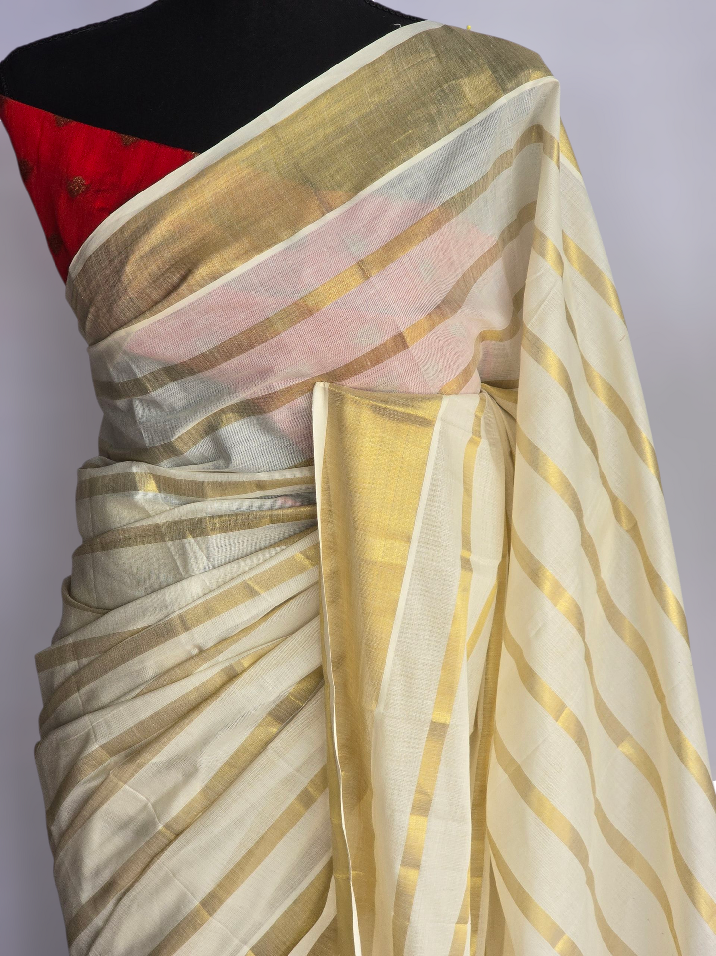 Ready to wear onam saree with BP