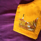 Khadi cotton saree with stitched blouse