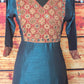 A line kurti work on yoke