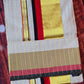 Pure handloom set saree with red/ black gold kasav