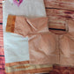 Set saree with multi color painting - stitched blouse