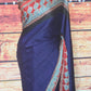 Modal silk saree with stitched blouse