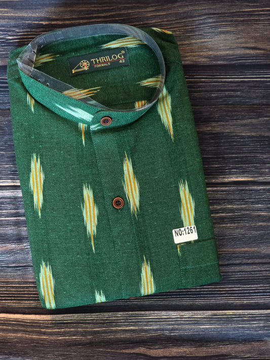 Cotton kurta- green