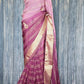 Organza georgette (duel shade)saree with designer blouse