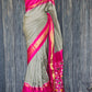 Iklat pure silk handloom saree wit stitched blouse