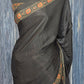 Modal silk saree with ajrakh design- stitched blouse