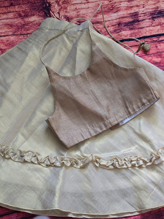 Onam skirt and top (1-2 yrs old)