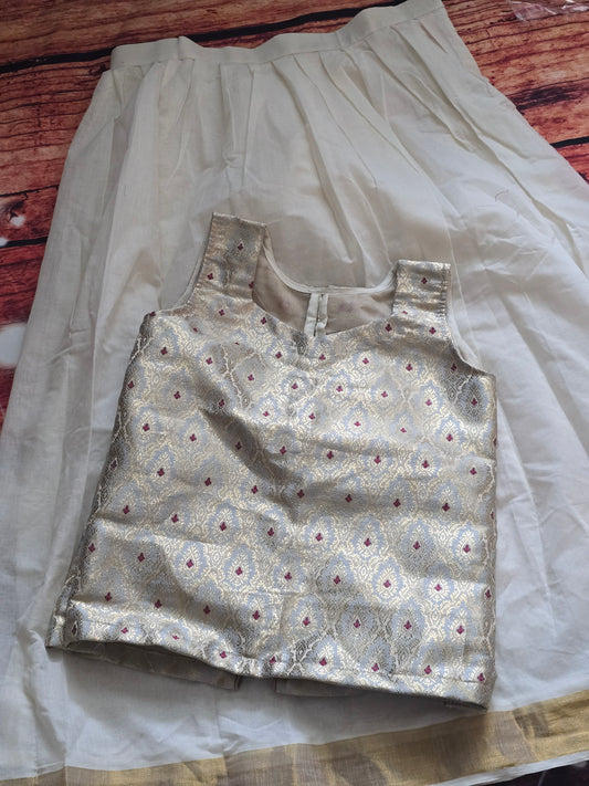 Onam skirt and top (10-11yrs old)