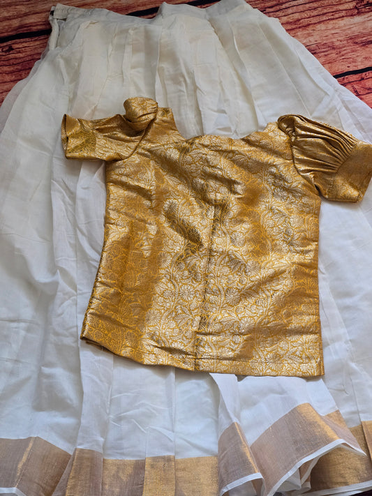 Onam skirt and top (7-8 yrs old)