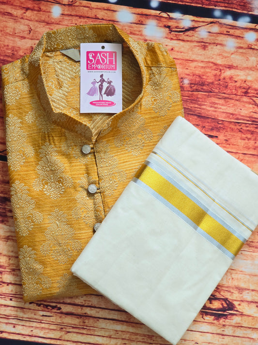 Men's kurta with mund combo