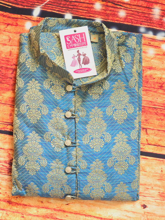 Men's kurta- blue