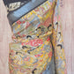 Chennuri( soft) silk sarees with penkalamkari design all over body- stitched blouse