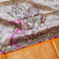 Chenniri silk sarees with kalamkari design all over body- stitched blouse