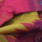 Jute/tussar silk saree with Temple border