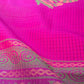 Soft silk kancheepuram saree with copper zari border- stitched blouse available