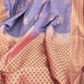 Soft kanchee silk saree with traditional design-  stitched blous