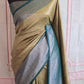 Semi soft silk saree with stitched blouse