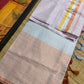 Set saree with multicolor kasav and duel shade