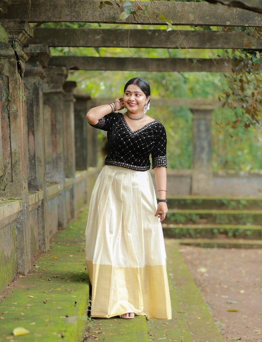 Onam skirt and top (12-15 yrs old)