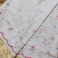 Premium Cotton set saree with tread embroidary- stitched blouse option available