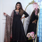 Black cotton Salwar suit set